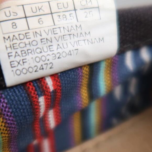 Toms Shoes Womens 8 Flats Casual Slip On Black Canvas Lifestyle Comfort Loafer - Picture 11 of 11